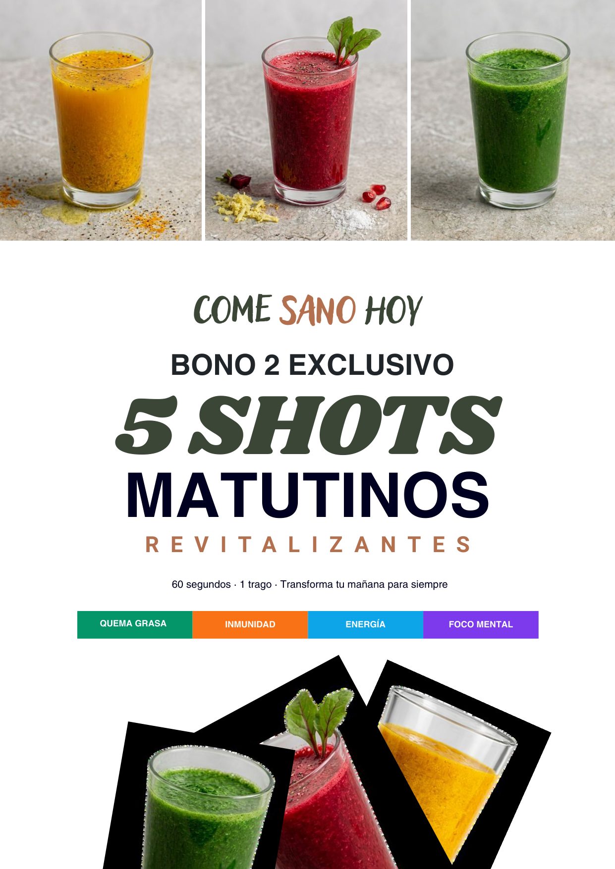 Bono: 5 Shots Matutinos